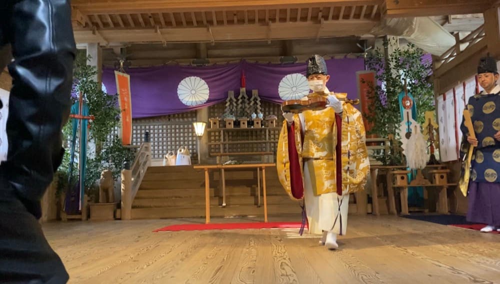 入魂の儀(裏板)